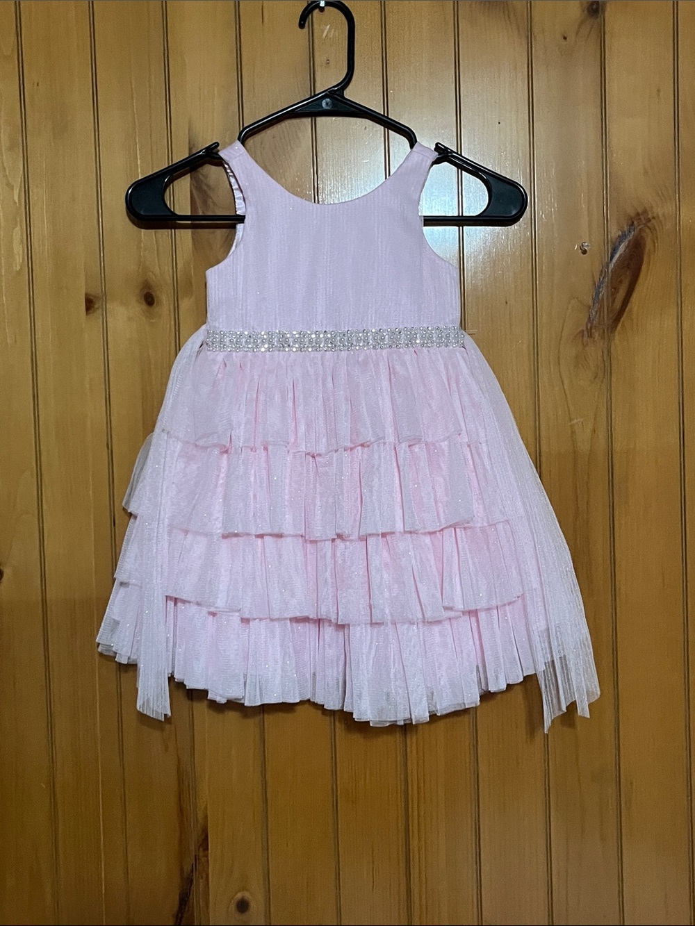Couture Princess Sleeveless Tiered Tulle Dress